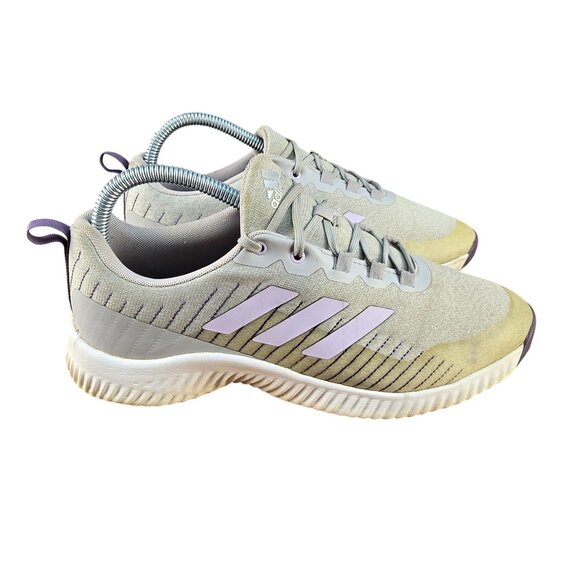 Adidas Womens Cloudfoam Pure Running Shoes Sneakers Purple/Gray 7.5 EVM 004001 - Picture 1 of 14